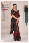 Rabdi Vol 3 By Kiyra P V Black Chanderi Ladies Saree Wholesale Market In Surat
